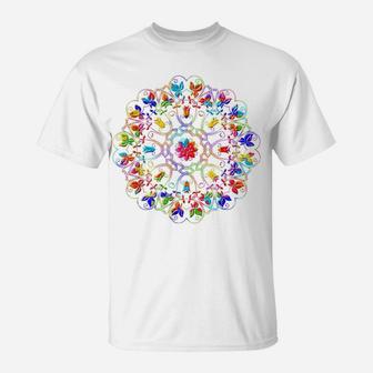 Mandala Flower Ornament Jigsaw Autism Puzzle T-Shirt | Crazezy UK