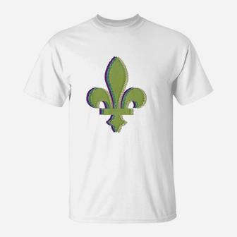 Mardi Gras New Orleans Fleur De Lis New Orleans T-Shirt - Thegiftio UK