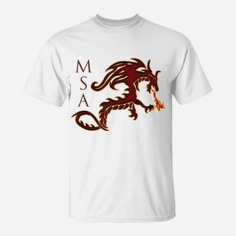 Math & Science Academy Woodbury Dragon Spirit Msa School T-Shirt | Crazezy CA