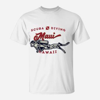 Maui Hawaii Usa Scuba Diver T-Shirt | Crazezy CA