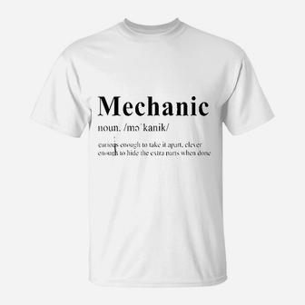 Mechanic Curious Enough To Take It Apart T-Shirt | Crazezy AU