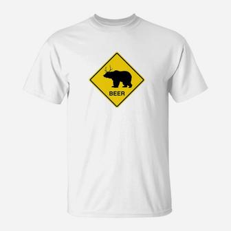 Mens Bear And Deer Is Beer T-Shirt - Thegiftio UK
