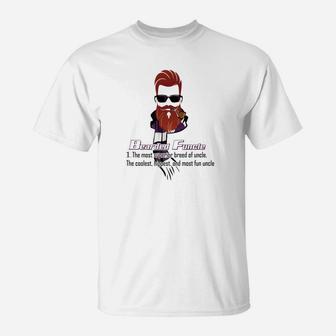 Mens Bearded Funcle As A Great Gift T-Shirt - Thegiftio UK