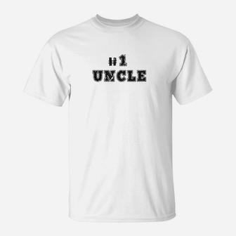 Mens Number One Uncle Relative Men Gift T-Shirt - Thegiftio UK