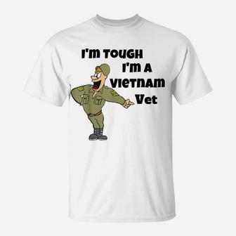Mens Vietnam Veteran Gift Veterans Day Memorial Day T-Shirt | Crazezy UK