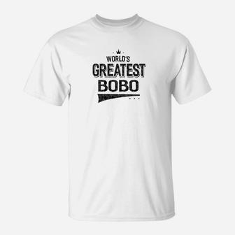 Mens Worlds Greatest Bobo Grandpa Gifts Men T-Shirt - Thegiftio UK