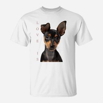 Miniature Pinscher Shirt Dog Mom Dad Tshirt Love Puppy Pet T-Shirt | Crazezy