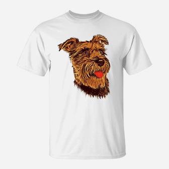 Miniature Schnauzer Gorgeous Cute Pet Dog Lover T-Shirt | Crazezy