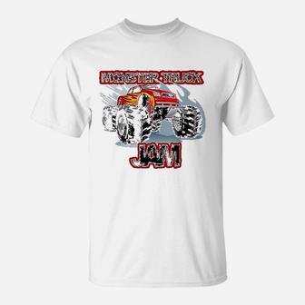 Monster Truck Jam Mud Monster Big Monster Truck T-Shirt | Crazezy