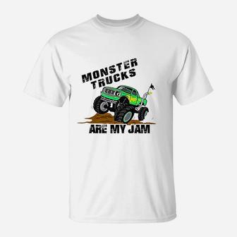 Monster Trucks Are My Jam T-Shirt - Thegiftio UK