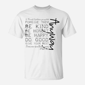 Mother Teresa Quote Do Good Anyway Christian Tee T-Shirt | Crazezy