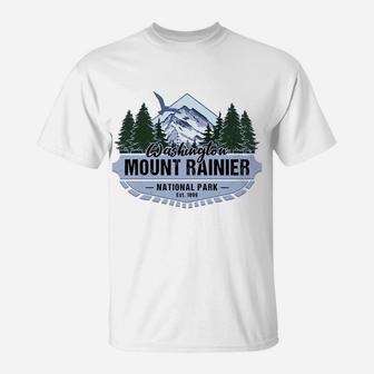 Mount Rainier National Park Sweatshirt T-Shirt | Crazezy AU