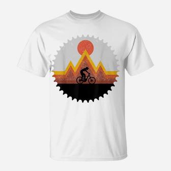 Mountain Bike Vintage Retro Mtb Downhill Biking Cycling Gift T-Shirt | Crazezy