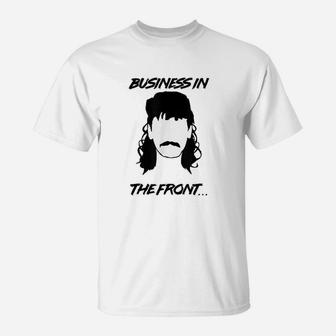 Mullet Business In The Front Party In The Back T-Shirt | Crazezy AU
