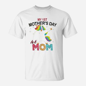 My 1St Mothers Day As A Mom T-Shirt | Crazezy