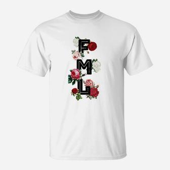 My Life Roses T-Shirt | Crazezy