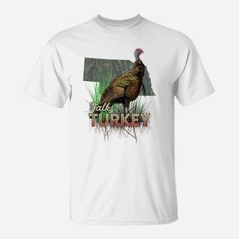 Nebraska Turkey Hunting Time To Talk Turkey Gift T-Shirt | Crazezy