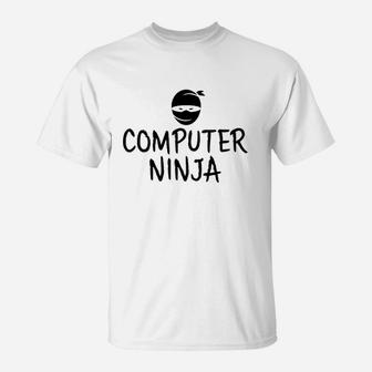 Nerd Computer Ninja Funny Programmer It T-Shirt - Thegiftio UK