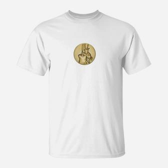 Netsuke Of Rabbit Stirring Elixir Ivory Japanese Art T-Shirt - Thegiftio