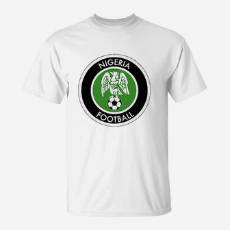 Nigeria Soccer National Team Retro Crest Youth Kids Girl Boy T-Shirt | Crazezy CA