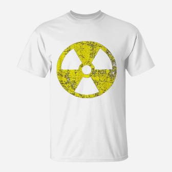 Nuclear Radiation Symbol Sign Caution T-Shirt | Crazezy