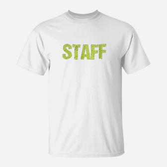Official Neon Staff T-Shirt | Crazezy