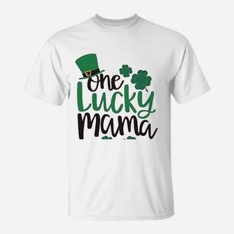 One Lucky Mama T-Shirt | Crazezy DE
