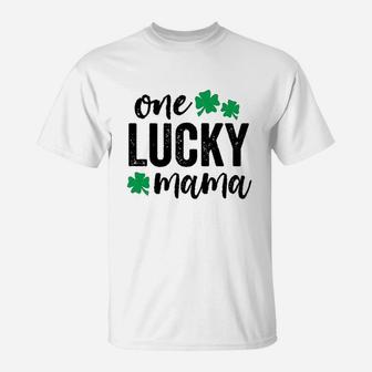 One Lucky Mama T-Shirt | Crazezy AU