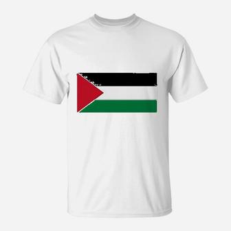 Palestine Country Flag T-Shirt | Crazezy