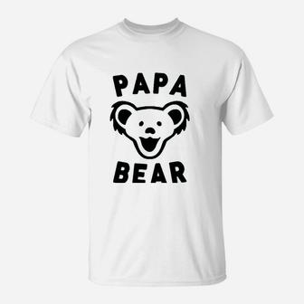 Papa Bear Best Grateful Dad Ever T-Shirt | Crazezy
