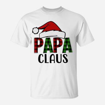 Papa Claus Christmas - Grandma Gift T-Shirt | Crazezy