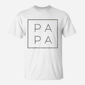 Papa Fathers Day T-Shirt | Crazezy