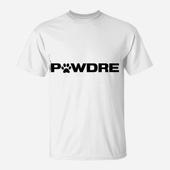 Pawdre Paw Print Graphic For A - Dog Dad Sweatshirt T-Shirt | Crazezy DE