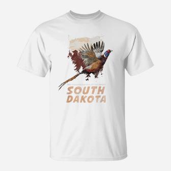 Pheasant Hunting T Upland Midwest Outdoorsmen T-Shirt | Crazezy