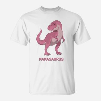 Pink Lady Mamasaurus T-Rex Dinosaur T-Shirt | Crazezy UK