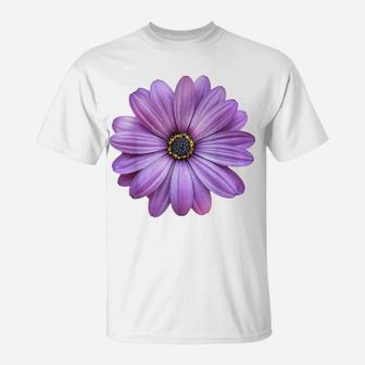 Pink Purple Flower Daisy Floral Design For Women Men - Daisy T-Shirt | Crazezy AU