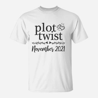 Plot Twist Reveal Announcement T-Shirt | Crazezy UK