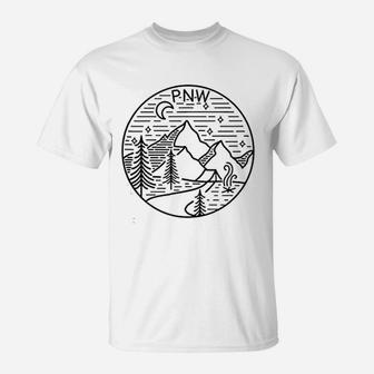 Pnw Pacific Northwest T-Shirt | Crazezy