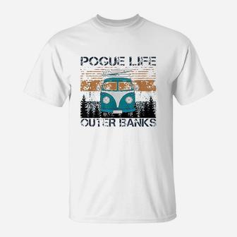 Pogue Life Outer Banks Retro Vintage T-Shirt | Crazezy
