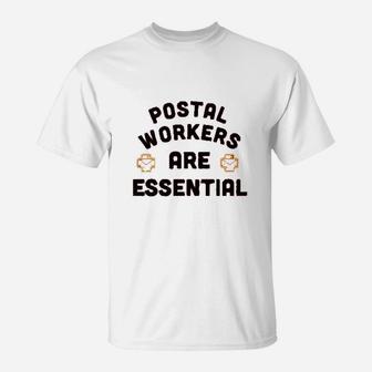 Postal Workers Are Essential Workers Full T-Shirt - Thegiftio UK