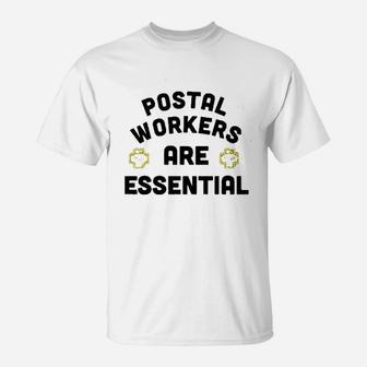 Postal Workers Are Essential Workers Graphic T-Shirt - Thegiftio UK