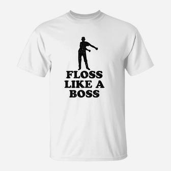 Poster Foundry Floss Like A Boss Dance Silhouette T-Shirt | Crazezy