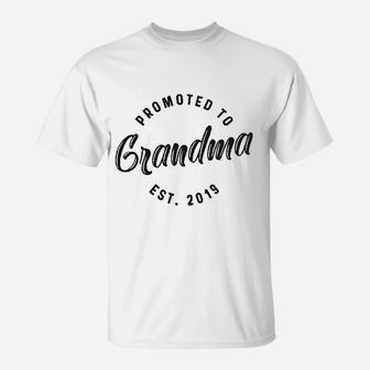 Promoted To Grandma T-Shirt | Crazezy