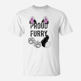 Proud Furry Tail And Ears T-Shirt | Crazezy DE