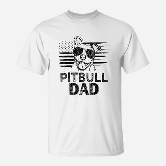 Proud Pitbull Dad T-Shirt | Crazezy CA