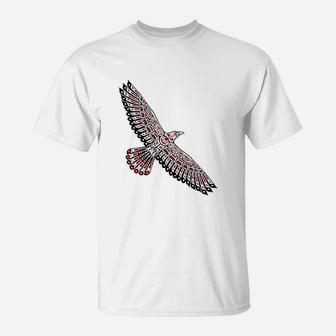 Raven Native American Indian Totem Northwest Coast Pacific T-Shirt | Crazezy