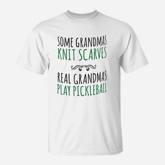 Real Grandmas Play Pickleball S Unique T-Shirt | Crazezy CA