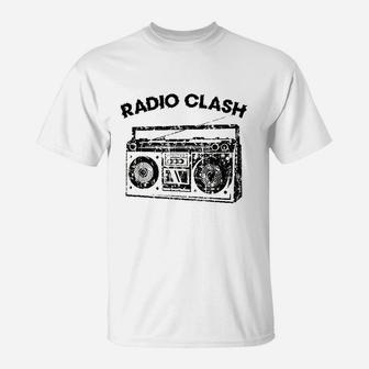 Retro Punk Radio Clash T-Shirt | Crazezy