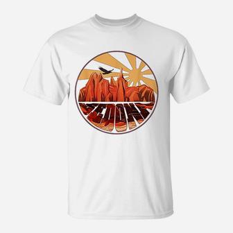 Retro Vintage Sedona Arizona T-Shirt | Crazezy CA