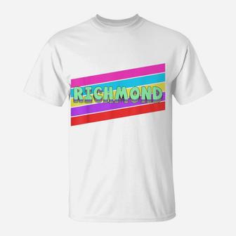 Richmond Virginia Vintage Retro Throwback Gift T-Shirt | Crazezy AU